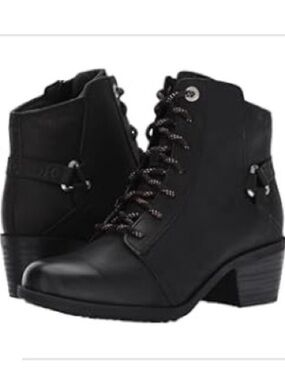 Teva Foxy Lace Black Lace-Up Ankle Booties Boots 7.5